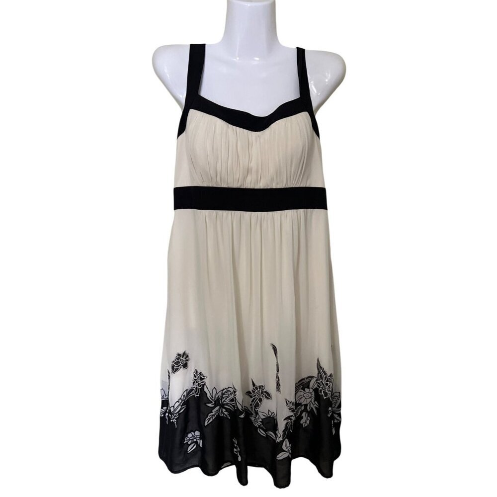 Babydoll Floral Embroidered Sleeveless Dress Size 10 By SL Fashions 90s y2k